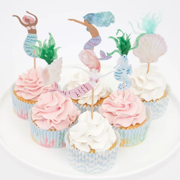Meri Meri - Mermaid Cupcake Kit (x24 toppers)